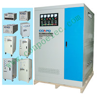 SBW-F-60KVA régulateur de tension automatique à régulation de phase divisée à 3 phases stabilisateur AVR Estabilizador De Voltaje 220/380/400/415VAC