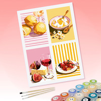 Kits de peinture par numéros DIY personnalisables, ensemble de peinture à l'huile non personnalisé pour adultes, enfants et débutants, livraison directe