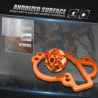 Refroidisseur de turbine de pompe à eau surdimensionnée NiceCNC pour KTM 450 500 EXC-F/XCF-W 450 SX-F/XC-F 2017-2024