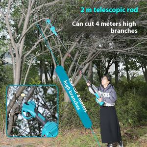 Motosierra eléctrica, cortador <span class=keywords><strong>de</strong></span> poda, motosierra <span class=keywords><strong>de</strong></span> poste largo, <span class=keywords><strong>tijeras</strong></span> <span class=keywords><strong>de</strong></span> <span class=keywords><strong>podar</strong></span> para jardín, jardineros DIY con baterí<span class=keywords><strong>a</strong></span> <span class=keywords><strong>de</strong></span> litio sin escobillas - Product Image 4