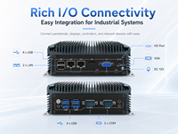 Computadora Compacta Sin Ventilador, Doble LAN, 2 COM, USB, HD, VGA, para Gabinetes de Control, Compatible con Windows y Linux, Computadora Industrial