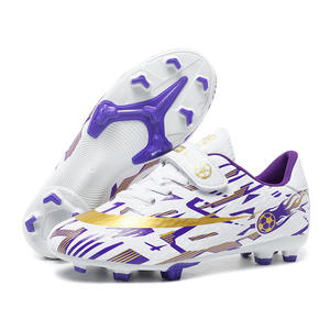 Scarpe da <span class=keywords><strong>Calcio</strong></span> e Calcetto di Alta Qualità per Ragazzo e Ragazza Low-Top con Lacci e Chiusura a Strappo Suola in Gomma per Adolescenti Sport di Squadra HG TF - Product Image 1