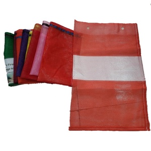 <strong>Pouch</strong> PP Leno Mesh <strong>Net</strong> Bag PP/PE Red 50kg Potato Sack 50 lb Onion Bag for Firewood Eggplant - Product Image 1