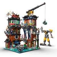 Jouet de construction le plus vendu, compatible avec la série Lego NINJAGO, ateliers de la ville NINJAGO, modèle de construction, kit de blocs de construction