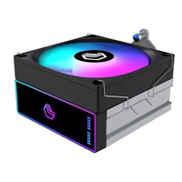 Ventilateur de tour LOVINGCOOL 12cm ARGB pour CPU, 4 caloducs en cuivre, écran de température miroir, en stock, livraison directe, OEM, pour PC de jeu Intel AMD