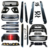 Pare-chocs avant 4x4, barre de protection, support de treuil, marchepieds latéraux, acier robuste, accessoires tout-terrain pour pick-up Toyota Hilux