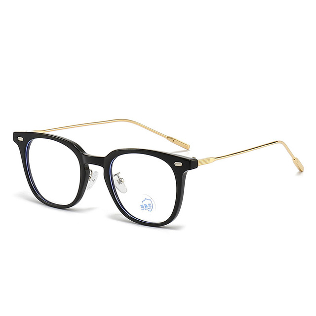 2024 Photochromic Optical Thin Optics Eyeglasses Frames AC Lens Material Anti Blue Light Diamond Face Shape Match
