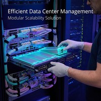 Panel de Distribución Modular de Fibra Óptica 1U MX7 con Soporte para 4 Módulos de Casete de Alta Densidad