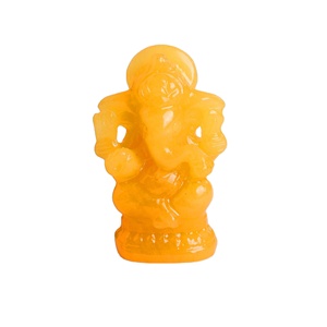 Escultura de Ganesha de cristal natural, multimaterial tallado, tema de <span class=keywords><strong>animales</strong></span>, decoración para el hogar y la Oficina, piedra cruda pulida, artesanía al por mayor - Product Image 2