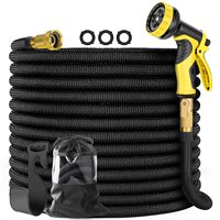 Tuyau flexible de jardin magique pistolet à eau extensible tuyaux de jardin tuyau pliable élastique résistant à l'usure