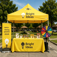 Vente directe d'usine, tente publicitaire pliable imperméable en alliage d'aluminium, résistante aux UV, gazebo, tente pop-up, chapiteau