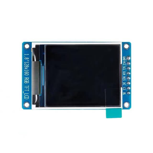 GJD 1.77-inch TFT LCD Display Module 128x160 ST7735 SPI Full Color 3.3V Red/Green/Blue Backlight 6 O'Clock Viewing