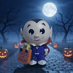 Linda Estatua de <span class=keywords><strong>Vampiro</strong></span> de Halloween de la Marca KW, Bolsa de Dulces, Resina, Diseño Personalizable, Decoración de Jardín al Aire Libre, Decoración Navideña para Patio - Product Image 4