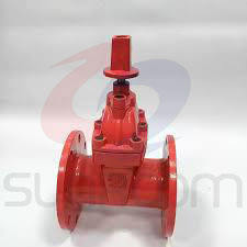 Vanne à disque à tige dissimulée en fonte ductile ULFM 200 psi à brides pour la lutte contre les incendies <span class=keywords><strong>par</strong></span> Valveco - Product Image 2