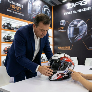 <span class=keywords><strong>Casco</strong></span> de Motocicleta <span class=keywords><strong>Integral</strong></span> de Carreras para Mujer, Certificado DOT, PC/ABS, con Doble Visor y Alerón Trasero Grande, Venta al Por Mayor de Fábrica, Nuevo - Product Image 5