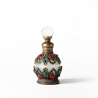 Flacons de parfum miniatures vides de 15 ml, bouteilles en verre rechargeables pour liqueur, flacons d'huile essentielle de style ancien