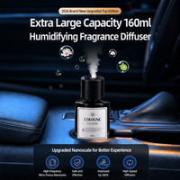 Diffuser Aroma Mobil Elektrik Pintar Portabel, Otomatis Nyalakan Mati, 3 Mode Dapat Disesuaikan, 160ml, Pengharum Ruangan OEM