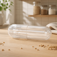 Capsules végétariennes transparentes en HPMC, taille 00 #   0 #   1 #   2 #   Capsules végétales vides
