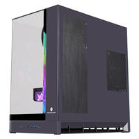 Boîtier PC Gaming Panoramique Wenjie Plus Standard Edition ATX en Métal avec Panneau Latéral Transparent – En Stock