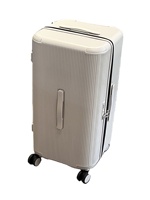 Valise à roulettes ultra-légère unisexe 20 pouces, valise à roulettes ABS grande capacité 30 pouces pour l'étude au Japon, valise trolley à ouverture 3/7