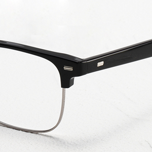 Retro Full Rim Rectangle <b>Eyeglasses</b> Lightweight Anti-Uv Unisex Adults Vision Correction <b>Frames</b> - Product Image 2