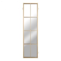 Nordique Murale En Métal Rectangle Fenêtre Miroir miroir espejos modernos miroirs décor mur maison