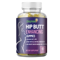 Complément Alimentaire Végétalien Hipummies Marque Blanche – Mélange Herbal Naturel pour Soutenir la Courbe des Hanches et la Remodelation Corporelle – Gummies pour Courbes Adultes