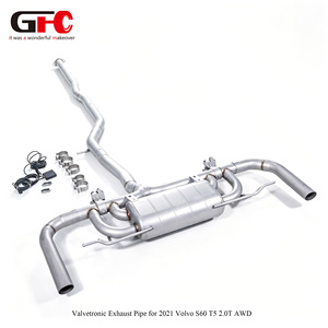 Tuyau d'échappement à soupape haute performance pour Volvo <span class=keywords><strong>S60</strong></span> <span class=keywords><strong>T5</strong></span> 2.0T AWD 2021, système d'échappement, silencieux, échappement Catback - Product Image 3