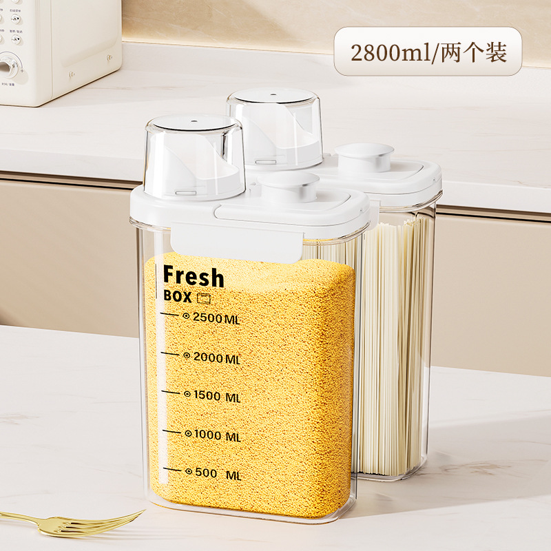 qualité alimentaire-inodore-blanc pur-2800 ml-paquet de deux