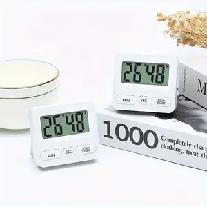 Alarma fuerte grande Pantalla LCD grande Temporizador de cocina electrónico Temporizador de horneado Negativo Positivo