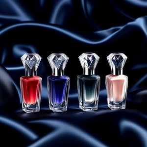 Maßgefertigte 10ml 12ml Umweltfreundliche Flache Glasflasche für Ätherische Öle, Leere Designer-Flasche mit UV-Gel-Druckoption, Keystone Kunststoff/Aluminium - Product Image 4