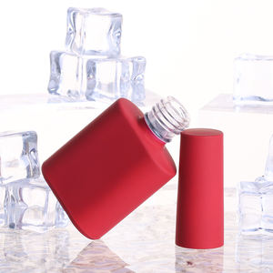 Flacons carrés en verre de 8-15 ml, rouges, pour cosmétiques, avec pulvérisateur, pour <span class=keywords><strong>gel</strong></span> UV, vernis à ongles, huile, colle – Contenants vides uniques - Product Image 4