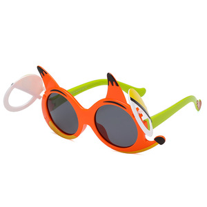 Venta al por mayor de los niños de dibujos animados <span class=keywords><strong>gafas</strong></span> de sol lindo polarizador niños y niñas Flip cubierta de sombra <span class=keywords><strong>gafas</strong></span> - Product Image 2