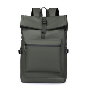 Sac à dos décontracté à rabat grande capacité pour hommes, design sportif tendance et élégant pour le collège, les voyages d'affaires et les activités sportives - Product Image 6