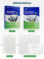 Patchs Hydrogel Mentholés Chinois 10x14cm les Plus Vendus – Gel Rafraîchissant Blanc pour Soulagement des Douleurs Musculaires du Dos – Compresses Chaudes et Froides