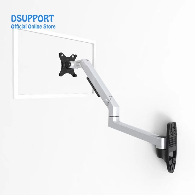 Full Motion Wall Mount Aluminum Alloy Mechanical Spring Arm LCD LED Monitor Mount Support Holder with Stock Status