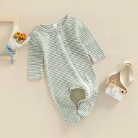 Fabricant personnalisé OEM ODM vêtements à manches longues coton sweat-shirt barboteuse coeur d'amour filles combinaison bébé barboteuse