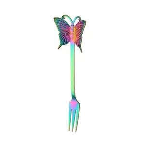 Dishwasher Safe Stainless Steel Butterfly Spoon Fork
