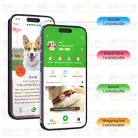 Collar y Correa para Perro con Software Smart ID Compatible con AirTag, con Ranura Oculta para AirTag, Personalizado