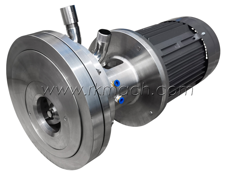 5.5kw bottom mount homogenizing mixer External circulation tank bottom homogenizer