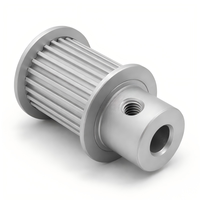 Poulie de distribution OEM MXL 16T usinée CNC, personnalisable, alvéole 6mm, largeur courroie 6mm, en aluminium, avec vis de réglage, pour moteur pas à pas