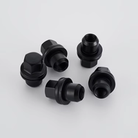 Promotion : Écrou de roue noir M14x1.5 RRD500510, hexagonal 22mm à siège plat pour Land Rover Discovery 3 4 Range Rover Sport L322 L405