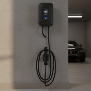 สถานีชาร์จรถยนต์ไฟฟ้าแบบติดผนังสำหรับบ้านใหม่ 3012CE 7 11kW รุ่นที่ 2 กล่องชาร์จ EV แบบมืออาชีพ ผู้ผลิต OEM NECS สีดำ - Product Image 6