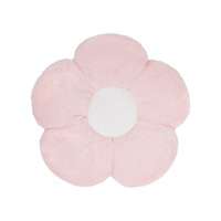 Coussin de siège en peluche rose minimaliste personnalisable avec rembourrage en coton PP, doux et confortable pour les siestes au bureau et les longues périodes d'assise