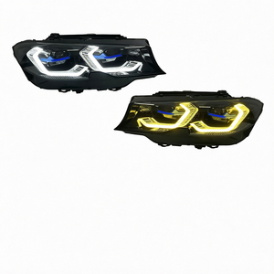 ไฟหน้า LED เลเซอร์แบบเปลี่ยนแทนสำหรับรถยนต์ซีรีส์ 3 รุ่น G20 ปี 2018-2022 12V ใหม่ สีคู่ เหลือง-ขาว พร้อมไฟ DRL อัพเกรด 25W - Product Image 1