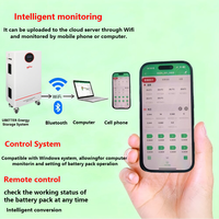 Système de stockage de batterie solaire LiFePO4 Ubetter 48V/51.2V 314AH 15.2KWH 8000 cycles pour usage domestique monophasé certifié CE
