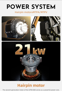 <span class=keywords><strong>Moto</strong></span> tout-terrain électrique 2026 Ultra Bee 24,5 kW, batterie intégrée 74 V 60 Ah, vitesse maximale, vélo électrique pour adultes - Product Image 6