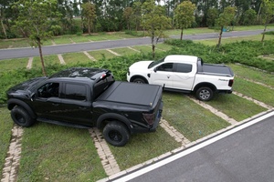 2019 2025 Chevy/GMC điện có thể thu vào xe tải giường tonneau Bìa hợp kim nhôm chống thấm nước khóa thông minh chống Pinch đèn LED - Product Image 5