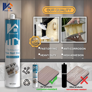 Adhésif liquide super puissant sans corrosion, sans clous, pour panneaux muraux en <span class=keywords><strong>PVC</strong></span> et WPC - Product Image 2