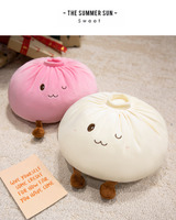 Nouveautés : Jouet anti-stress créatif géant de 25 cm en forme de dumpling à presser, jouet sensoriel souple et mystérieux